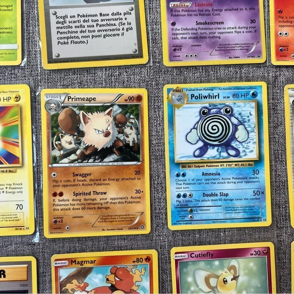 Pokemon Mixed Lot Card Set Bundle of 18 Trading Cards
